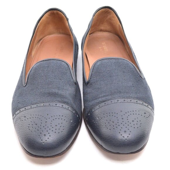 Men Stubbs & Wootton Palm Beach Cap Toe Loafer 11.5 M - Picture 3 of 8